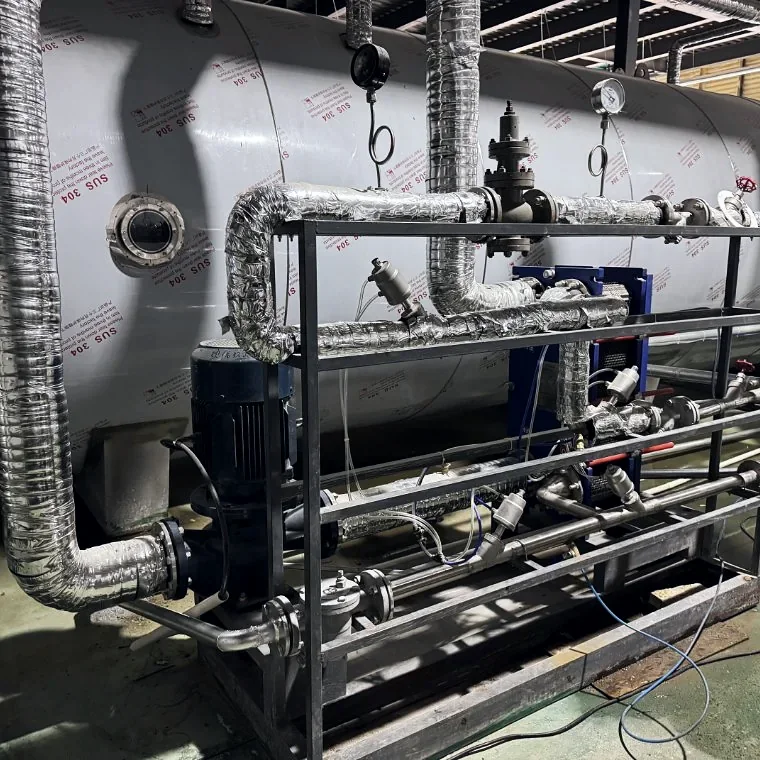 Circulation and heating system